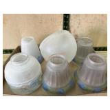 Flat of 5 various light shades