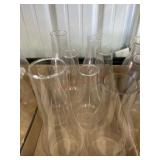 Flat of 8 chimney globes