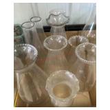 Flat of 9 chimney globes