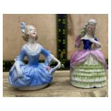 Blue dresser doll top and Dresser doll bell