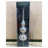 Silver Waterford crystal tree topper