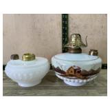 2- Oil lamp bases