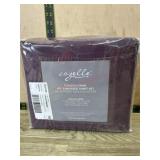 King purple Tuxedo stripe sheet set