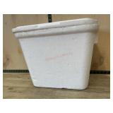 Styrofoam cooler