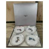 Sheridan silver coasters
