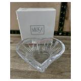 Mikasa germany heart shaped crystal bowl