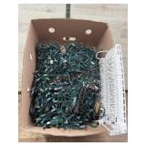 Bannana box full of Christmas lights