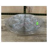 Anchor Hocking  Manhattan relish dish with clear