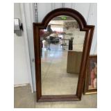 49x28 wood framed mirror