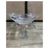 3- Waterford crystal Glandore pattern compote