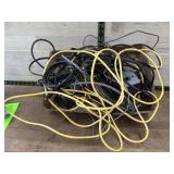 Plot of various speaker, wires, HDMI cables, C5
