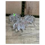 3- Waterford crystal studio line candle holders