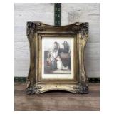 10x12 old frame with Cries of London print