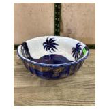 Palm leaf design Spanish design bowl