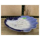 Antique colbalt blue porcelain serving dish