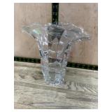 Indiana glass Tea Room pattern clear vase