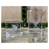 2- Laser cut paper weights with Eagles in design
