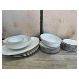 26 Pieces Lenox Olympia PL plates and serving