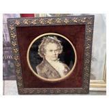 26x26 Framed Ludwig Van Beethoven print