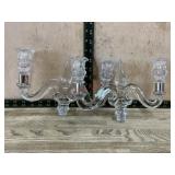 2- Vintage double holder candelabra arms
