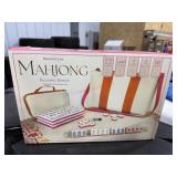Mahjong game with travel case