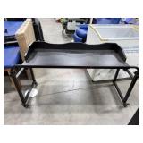 Rolling adjustable height desk