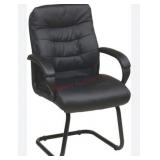 Office Star Faux Leather Visitors Chair