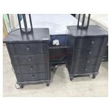 2 STANLEY FURNITURE KNIGHT STANDS