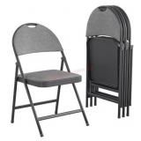 COSCO SmartFold Padded Fabric Folding Chairs 4
