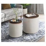 Studio Living Alvin Storage Ottoman Set