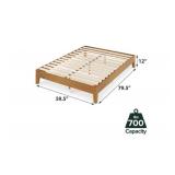Zinus 12 Inch Deluxe Wood Platform Bed / No