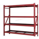 4 tier industrial storage rack