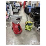 Lobster elite 2 tennis ball machine with power