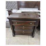 BERNHARDT  RAISED PANEL KNIGHT STAND