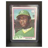 1078 Topps vintage Vida Blue