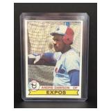 1979 Topps vi rage Andre Dawson consignor rated