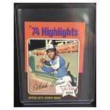 Vintage 1975 Hank Aaron