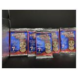 5 unopened 2013 panini triple play packs. 7 cards