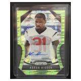 2019 panini prizm rookie auto Karan Higdon