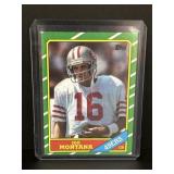 1986 topps joe montana