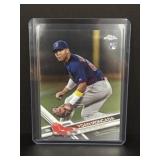 2017 Topps chrome Yoan Moncada rookie card
