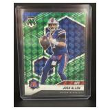 2021 panini Josh Allen green mosaic prizm