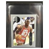 Michael jordan upper deck sticker card