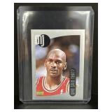 Michael jordan upper deck sticker card