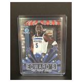 2025 Topps Anthony Edwards bowman chrome insert