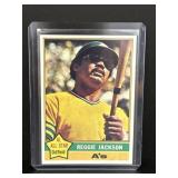 1976 topps reggie jackson consignor rated mint