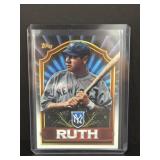 2011 topps refractor babe Ruth consignor rated