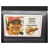 Topps/Perma-Graphics 1981 Johnny Bench consignor