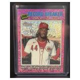 2026 Topps Elly de la Cruz pink sparkle refractor