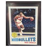 1977 Topps vintage Wes unseld consignor rated